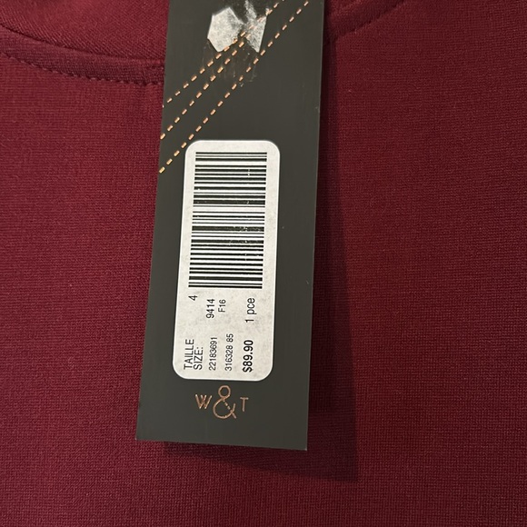 Willow & Thread (REITMANS) Burgundy Midi Dress - Picture 4 of 4